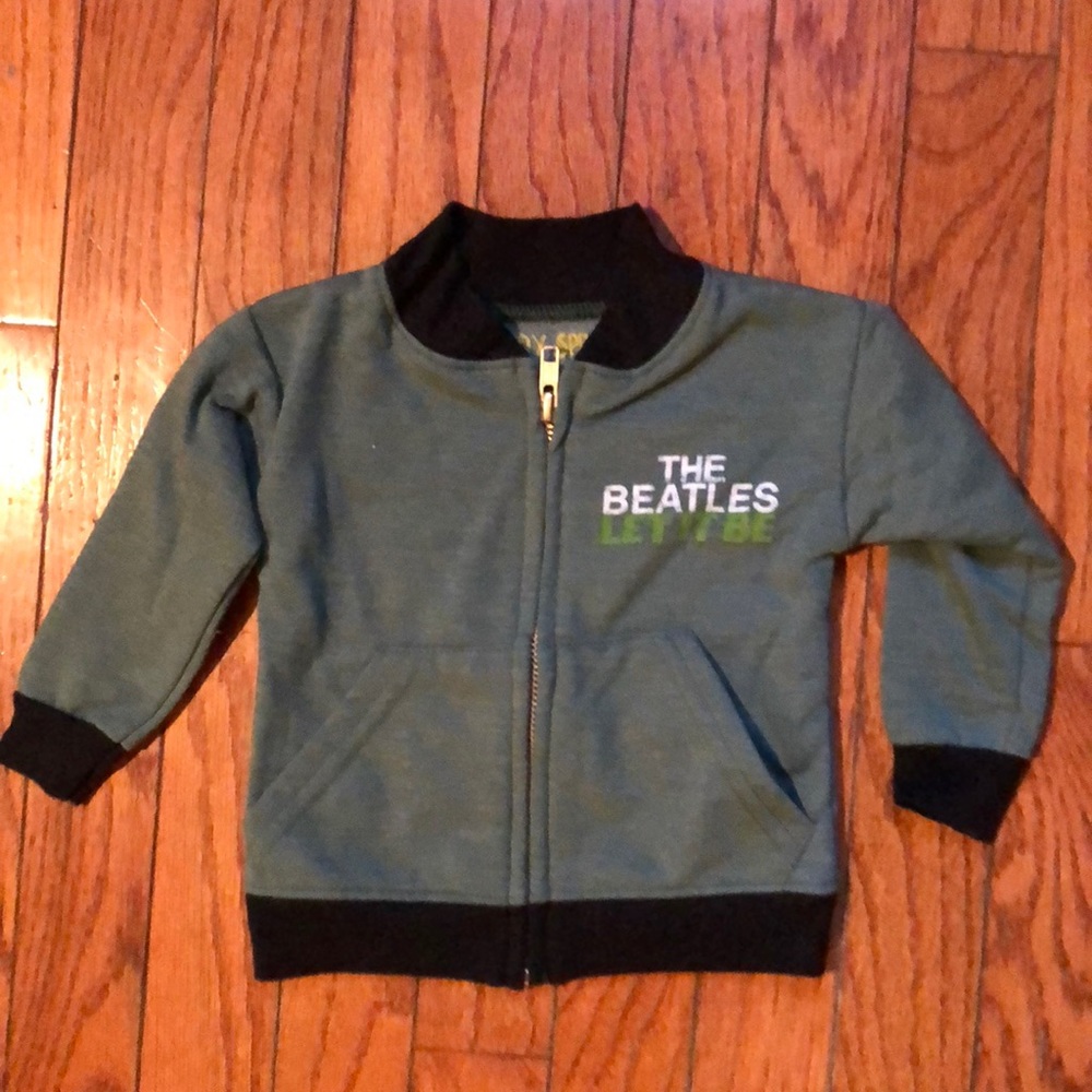 Baby band zip up sweatshirt